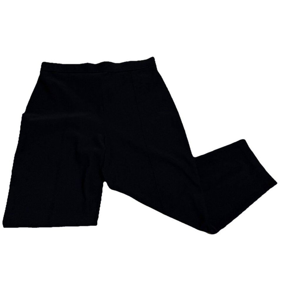 Bentley Black Stretch Women' 2X Travel Comfort Pants Pull On Elastic Waist - Picture 6 of 6